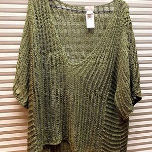 Chico’s oversized knit tunic/sweater